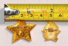 1970y. SOVIET PIONEER RUSSIAN USSR MILITARY BADGE AWARD COMMUNIST GOLD STAR PIN
