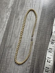 Vintage Valencia Elgin American Faux Pearl Necklace Set 4 Strands w/ Box 1950s