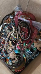 Vtg to Modern Mixed Jewelry Lot w/ Natural Stone Mixed Materials 3lb Some Signed