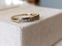 Vintage Art Deco Style Round 1.5 Ct Lab Created Diamond Wedding 14k Gold FN Band