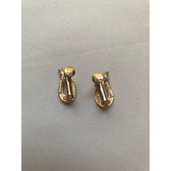 Vintage H.A. Vendome Twisting Tear Drop Screw Back Clip-on Gold Tone Earrings