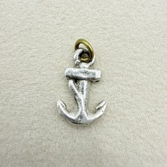 Vintage Sterling Silver Small Anchor Dangle Charm Travel Adventure Accessory