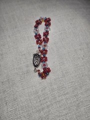 Vintage Lot Of 4 Fully Beaded Bracelets Artisan Made
