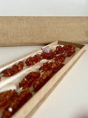 1980 amber set 3.9 oz box tag Daile Klaipeda huge necklace and bracelet