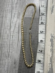 Vintage Valencia Elgin American Faux Pearl Necklace Set 4 Strands w/ Box 1950s