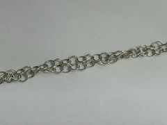 Vintage Sterling Silver Milor Italy 36in Oval Link Necklace