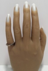 Vintage 14k Gold Heart Sterling Silver Ring 925 Size 6