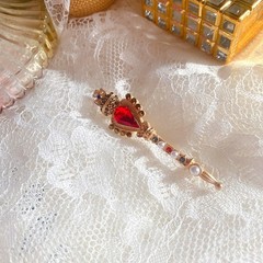 Vintage Baroque Crown Magic Wand Fairy Stick Brooches Pin Jewelry Gift For Women