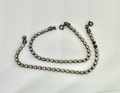 Vikki Carr Pair Of Bracelets Rhinestone Silver Certificate Of Authenticity
