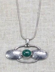 Vintage 80’s Silver 925 Rachel Gera Pendent One Of A Kind Signed Modernist Art