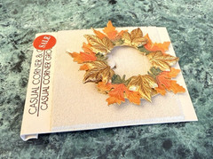 New Vintage Casual Corner Gold Tone Fall Autumn Leaves Brooch Pin Thanksgiving