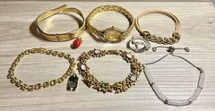Assorted Vintage To Now Silver & Gold Jewelry, Some Signed, 2 Need Repair