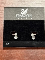 Vintage Clipon / Screw Back Earrings Lot of 7 – Swarovski & Revlon