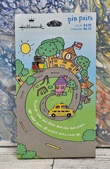 Vtg Hallmark Pin Pairs Mom’s Taxi And School Children Push Pins NWT New On Card