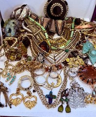 Vintage Estate Costume Jewelry Lot! AVON, MONET and more!