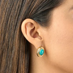 MAYAMAR Classic Turquoise Earrings – NEW – Retails for $108