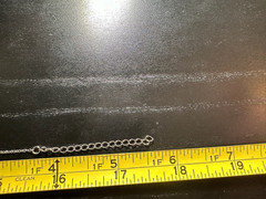 1.00g Vintage Sterling Silver 925 Cable Chain Necklace Adjustable 17.5 in