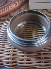 Vintage Retro Silver Resin Bangle Bracket. Heavy