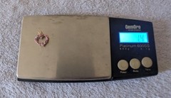 14k Solid Gold Pink Topaz Diamonds Heart Pendant Thermal Tested