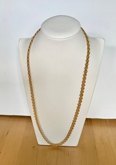 Lot of 6 vintage costume jewelry pieces in red/gold tone shades