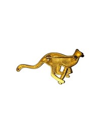 Vintage Designer Animal Brooch Lot Paquette MMA Signed Gold Tone
