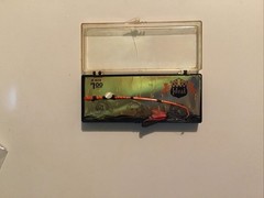 Vintage Ideal Fly Fishing Pole Rod & Reel Tie Bar Clip