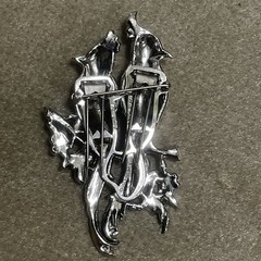 CORO Duette Brooch: Blue Calopsitta / Birds of Paradise