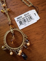 Vintage NEW NWT Cookie Lee Jewelry Set Faux Crystal Beads – 3 necklaces w/ tags