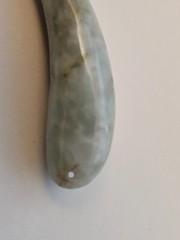 Jade Tusk Pendent 4.5 CM Lighter Green Color