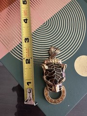 Vintage Gold Tone Pendat Head Chanter