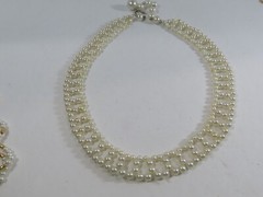 Simulated Pearls Jewelry Lot Mix Match W/ Seed 1 Signed Monet Vintage D1809