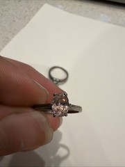 2 Marked 925 Sterling Rings Pat 925 Unknown Brand And Gemstone