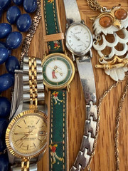 Vintage Box Lot COSTUME JEWELRY 5 Lbs 100+ Pieces All Wearable & Nice + Watches