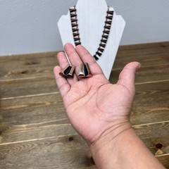 Vintage Signed Renoir RETRO Set: Peter Pan Choker, Bracelet, & Earrings