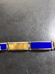 Vintage Mexico TR-195 925 Multi Stone Bracelet Pre-owned
