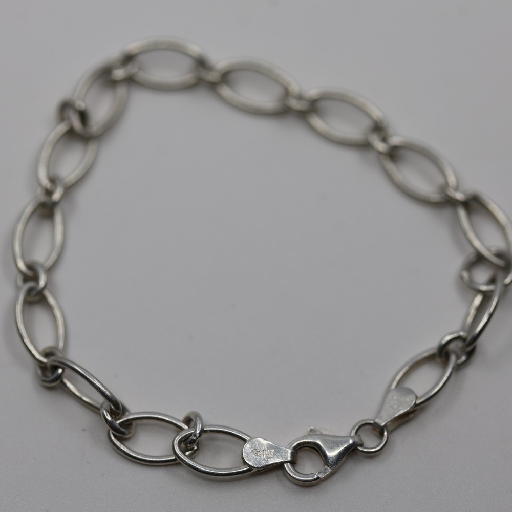 Chain Link Bracelet Sterling Silver