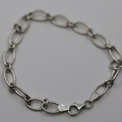Chain Link Bracelet Sterling Silver