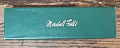 Vintage Marshall Fields Carved Cinnabar Pendant Necklace Asian Lacquer Boxed Tag