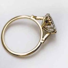 Art Deco Style 4Ct Asscher Cut Lab Created Diamond Engagement Ring 14K Gold FN