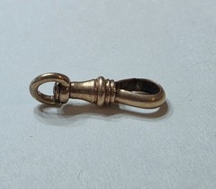 Antique 14k Gold Dog Clip