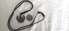 Rare Vintage Premium Horus Egyptian Eagle Pendant Crafted Heavy Dut Metal Alloy