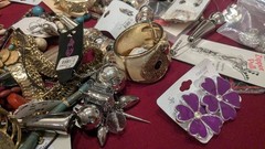 Jewelry Large lot Many Lbs of wearable Costume/Vintage fashion accessories