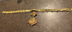 Vtg Mixed Metal Brutalist Onyx Aztec Mayan Signed Casa Luna Pendant Necklace
