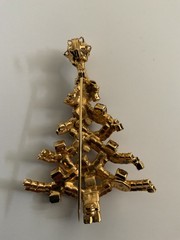 Dorothy Bauer Christmas Tree Brooch Pin Pendant Unique/ vintage