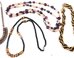 Vintage to Now Mixed Variety of Necklaces. Lot of 4