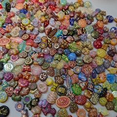100g Vintag Styley Bulk Jewelry glass bead Lot ALL Brand New Untested Mix Match