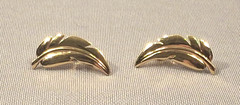 VTG 1950s-1970s Crown Trifari Clip On Earrings Lot Gold Tone 7 Pair Retro MCM