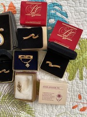 Lot of 14, Vintage 80-90s, Avon President Club Pins, All in Original Boxes!