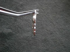 Angel Michael Military Airborne Vtg Sterling Silver Bracelet Charm Pendant 4.3g