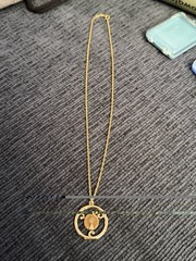 Vintage Pacific Pac Bell Telephone Charm Necklace CA 10K Gold Filled